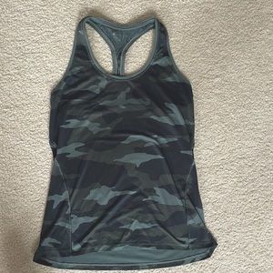 Athleta Racerback Tank Top - size medium , camo